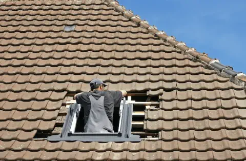 Pose de velux - Auberville